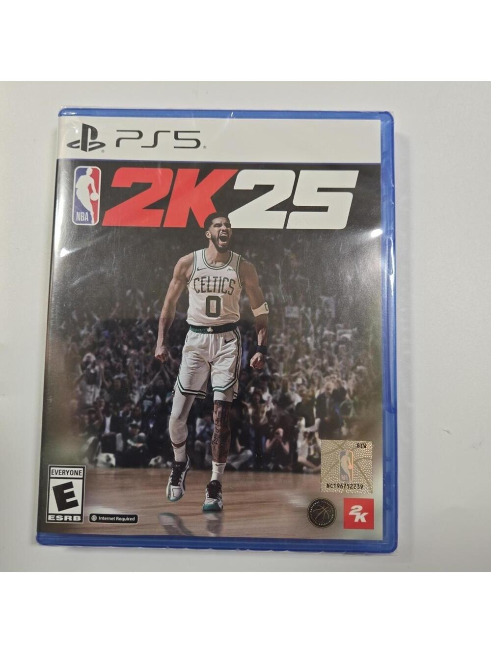 NBA 2K25 PS5 PlayStation 5 Standard Edition Brand New Sealed Jayson Tatum Cover